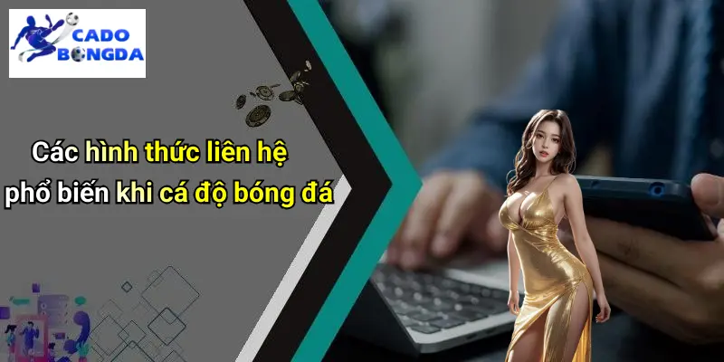 Các hình thức liên hệ phổ biến khi cá độ bóng đá