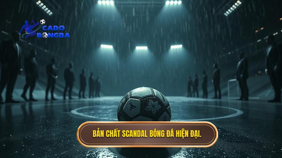  Bản chất scandal bóng đá hiện đại.