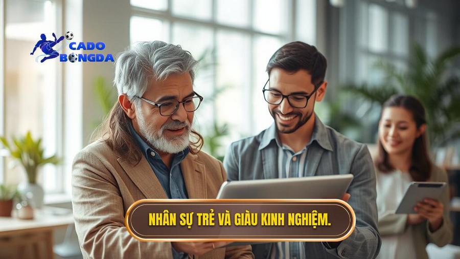 Nhân sự trẻ và giàu kinh nghiệm.