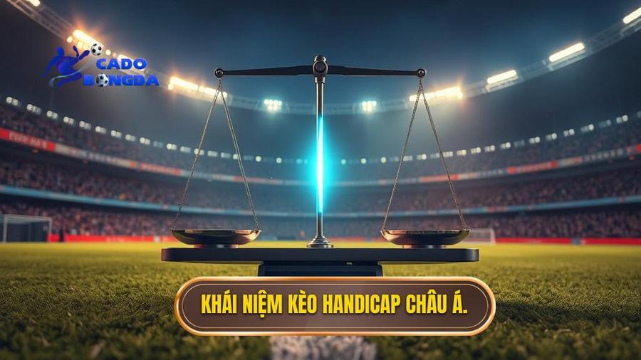 1. Khái niệm kèo Handicap Châu Á.