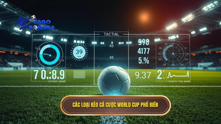 2. Các loại kèo cá cược World Cup phổ biến