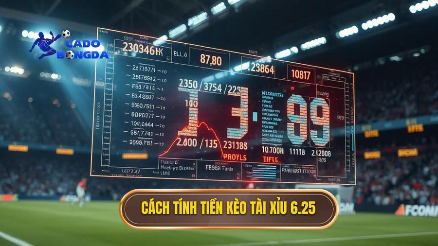 Cách tính tiền thắng thua khi chơi kèo tài xỉu 6.25